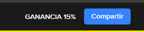 15% de comisión por venta